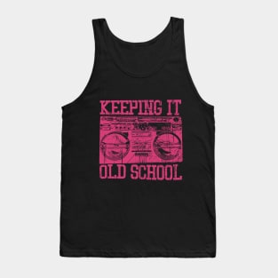 Old School Cassette Player Tank Top